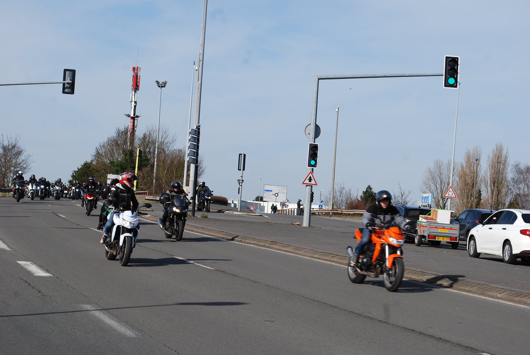 Photo FMF Isère — sortie Jeunes motards