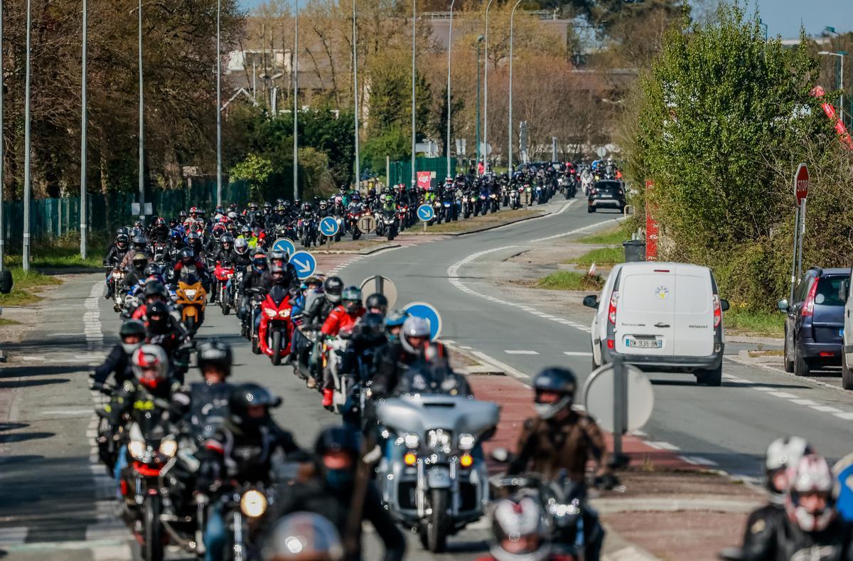 Photo FMF Isère — sortie Jeunes motards
