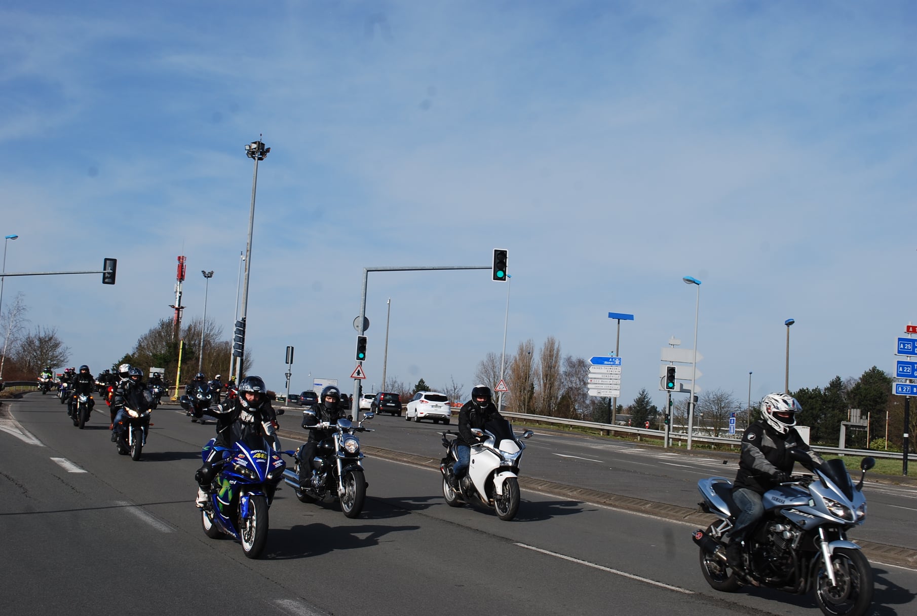 Photo FMF Isère — sortie Jeunes motards