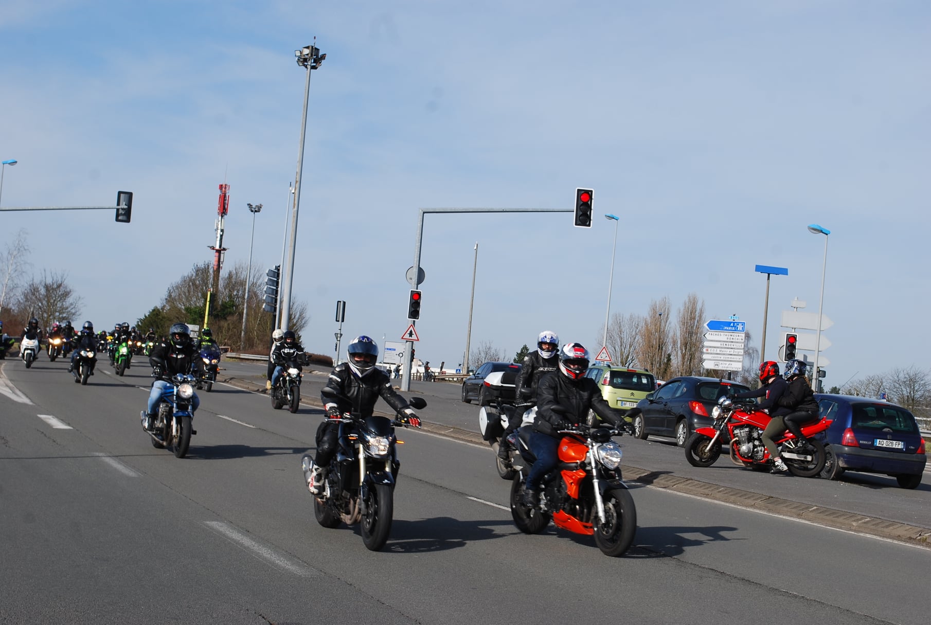 Photo FMF Isère — sortie Jeunes motards