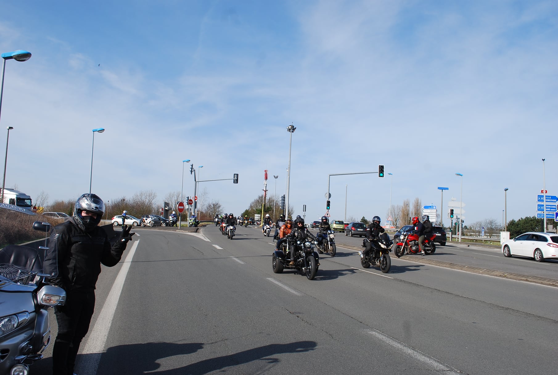 Photo FMF Isère — sortie Jeunes motards