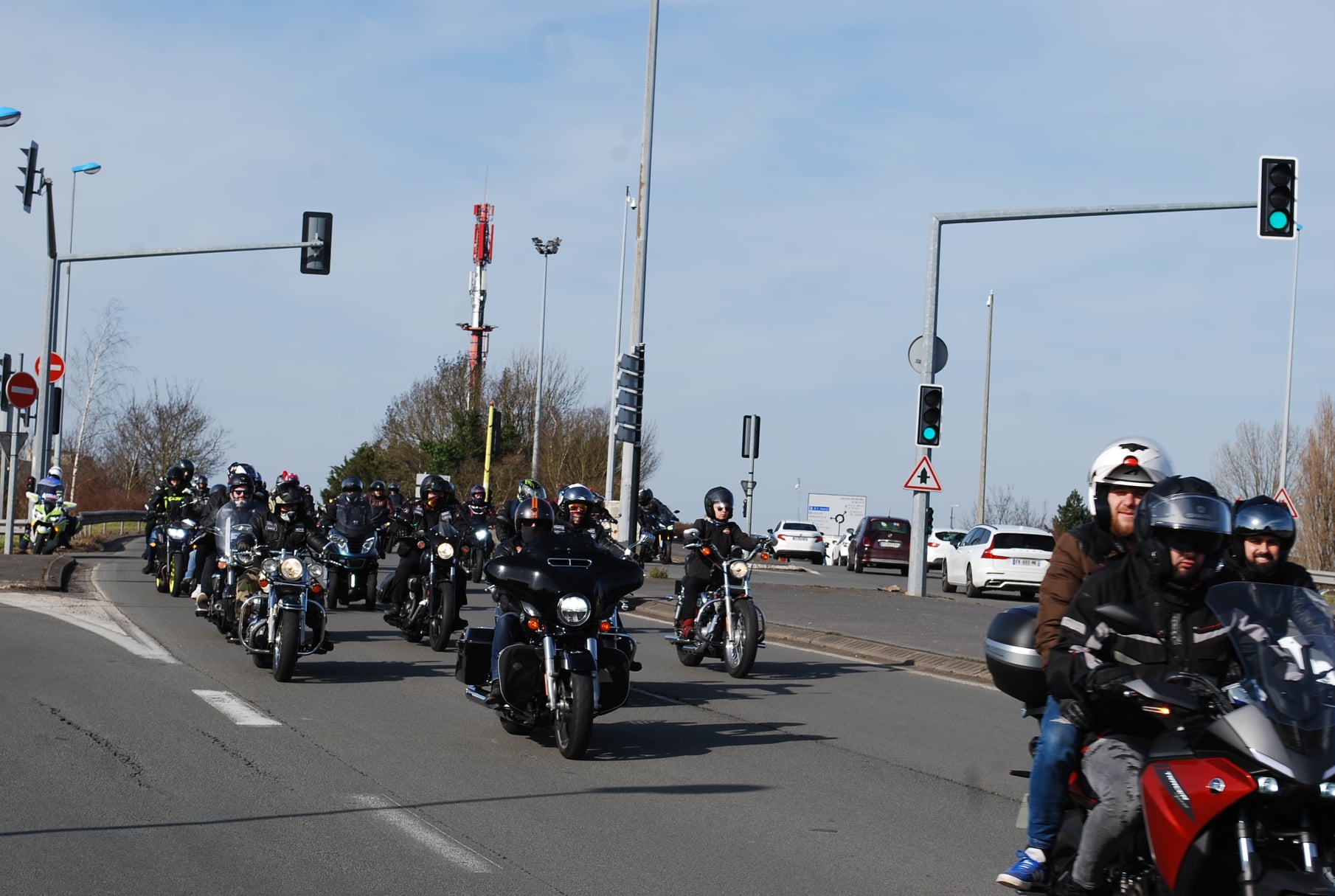 Photo FMF Isère — sortie Jeunes motards